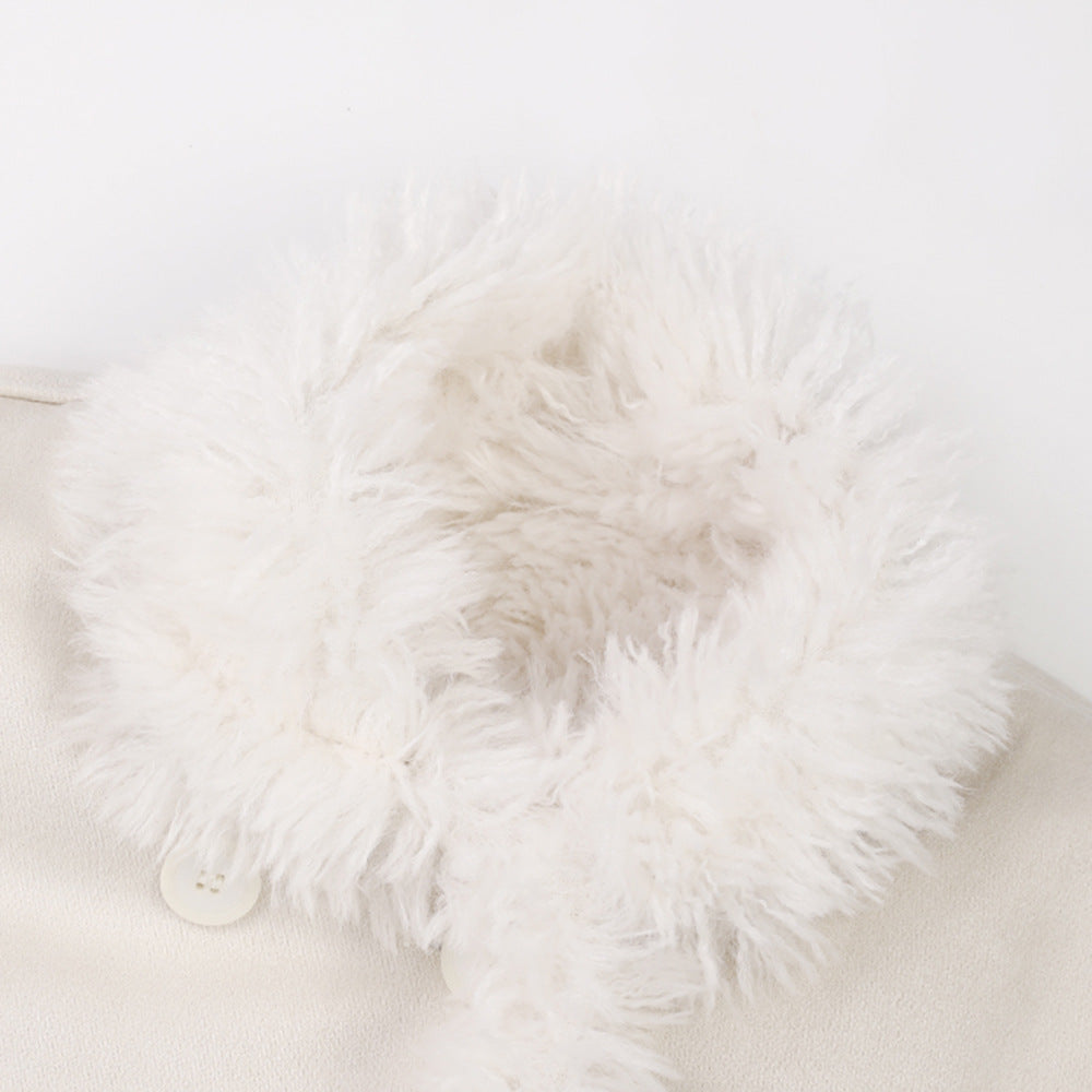 Women's Fur Long Thick Coat