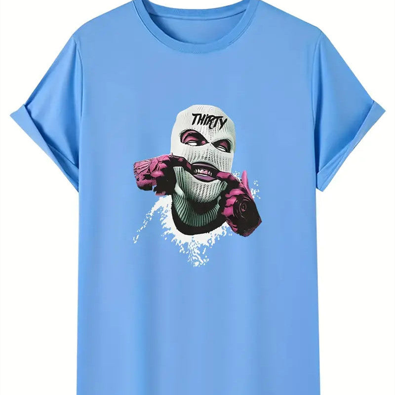 Men's Printed T-Shirt/Grill