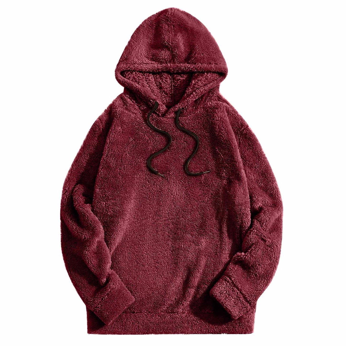 Men's Thickening Double-sided Velvet Hooded Sweater/6 Colors
