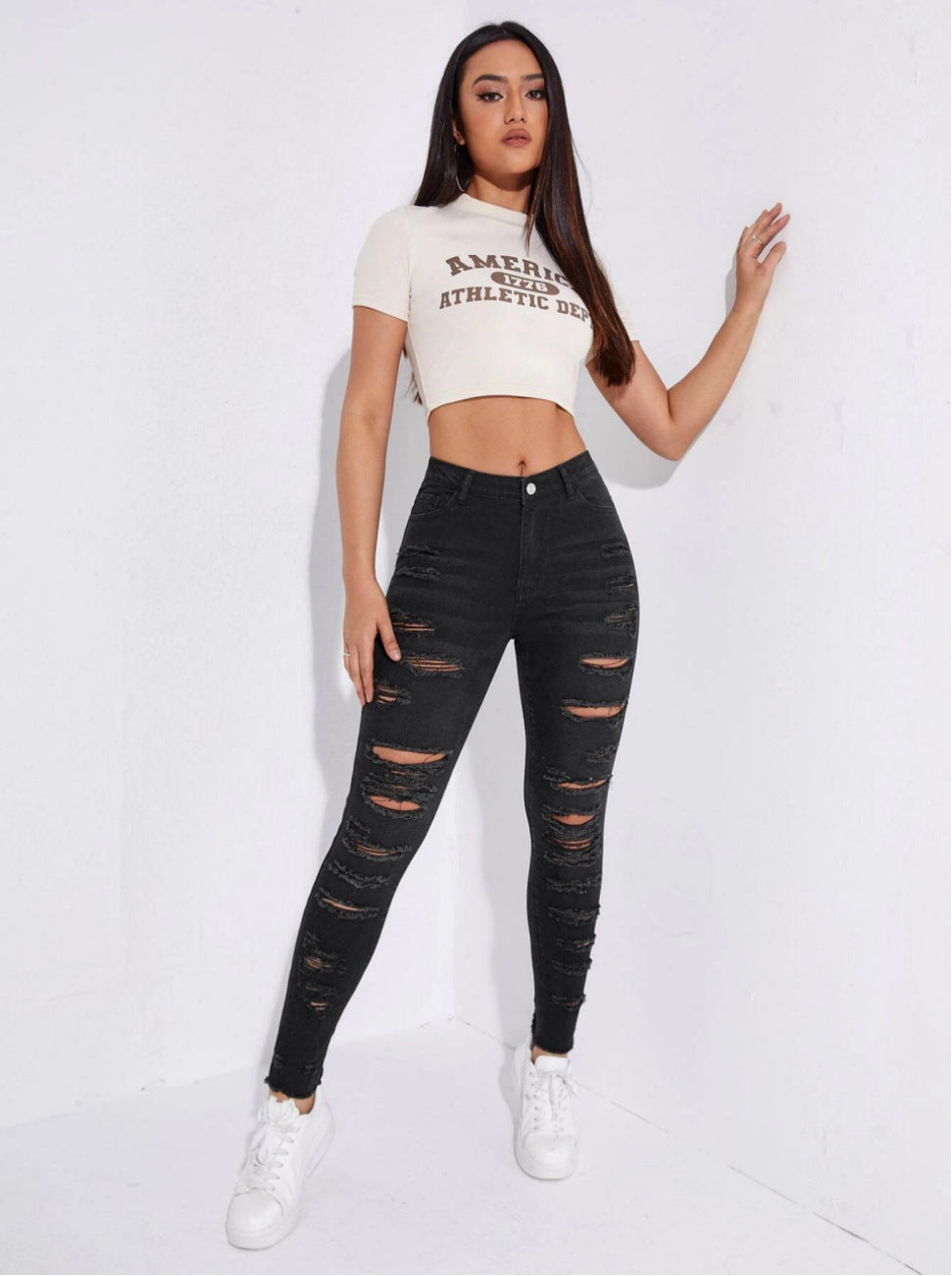 Women's Slim Fit High Waisted Jeans