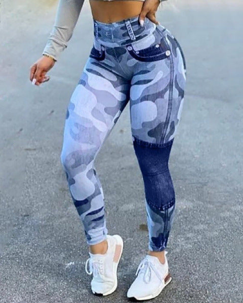 Women's Quick-drying Skinny Denim Yoga Pants/11 Colors