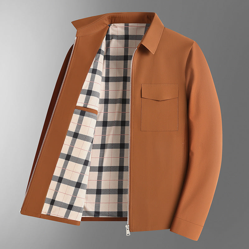 Men's Light Casual Lapel Jacket/3 Colors