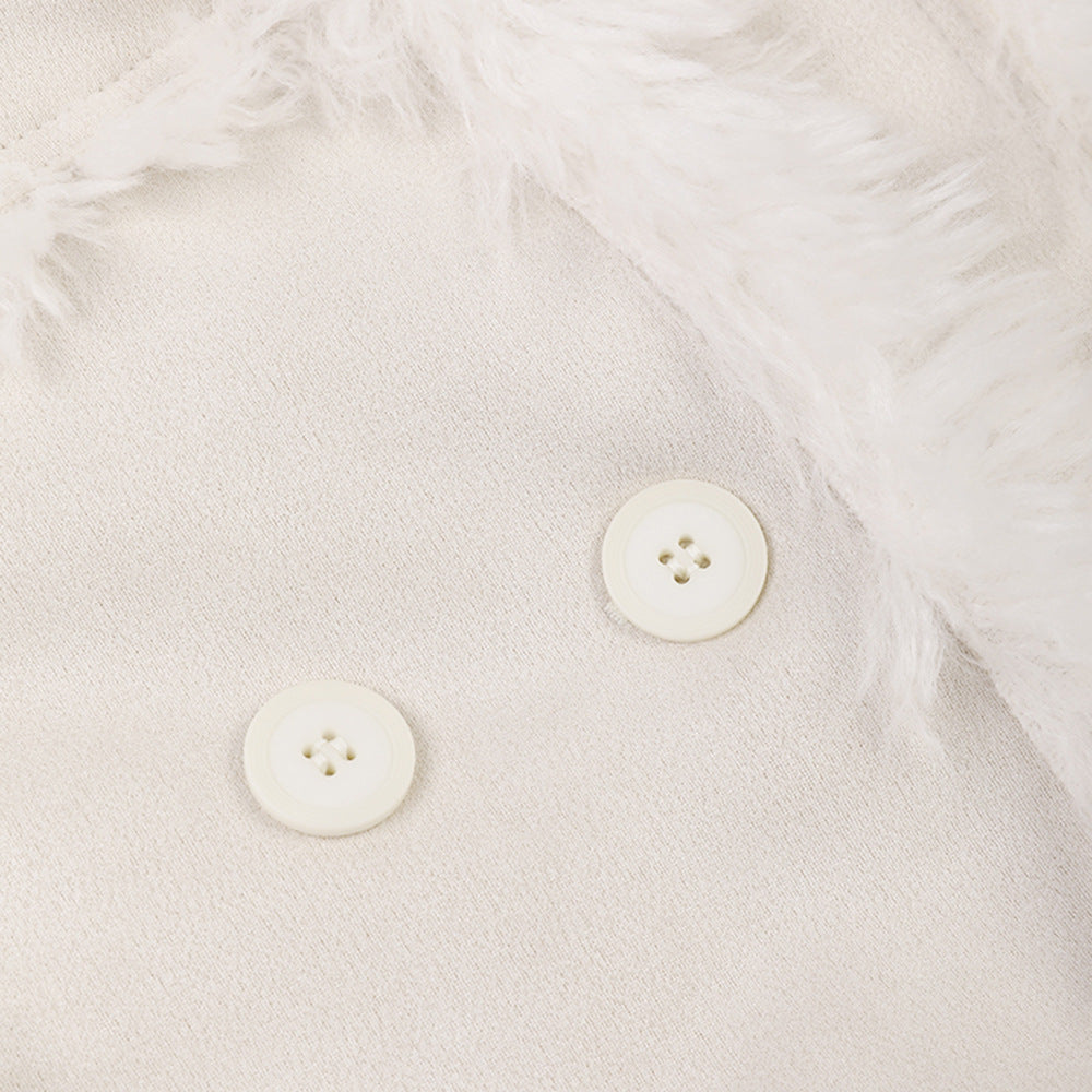 Women's Fur Long Thick Coat