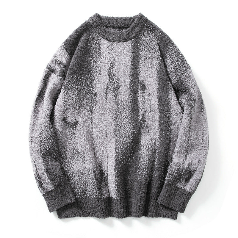Men's Oil Painting Color Sweater