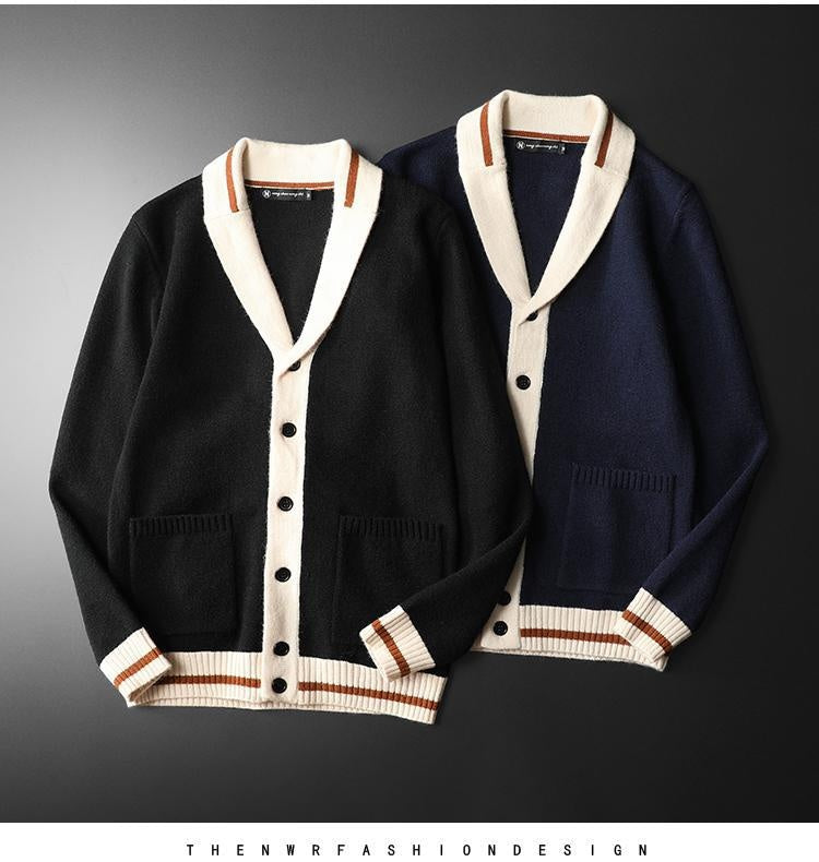 Men's Cardigan Button Up Sweater/2 Colors