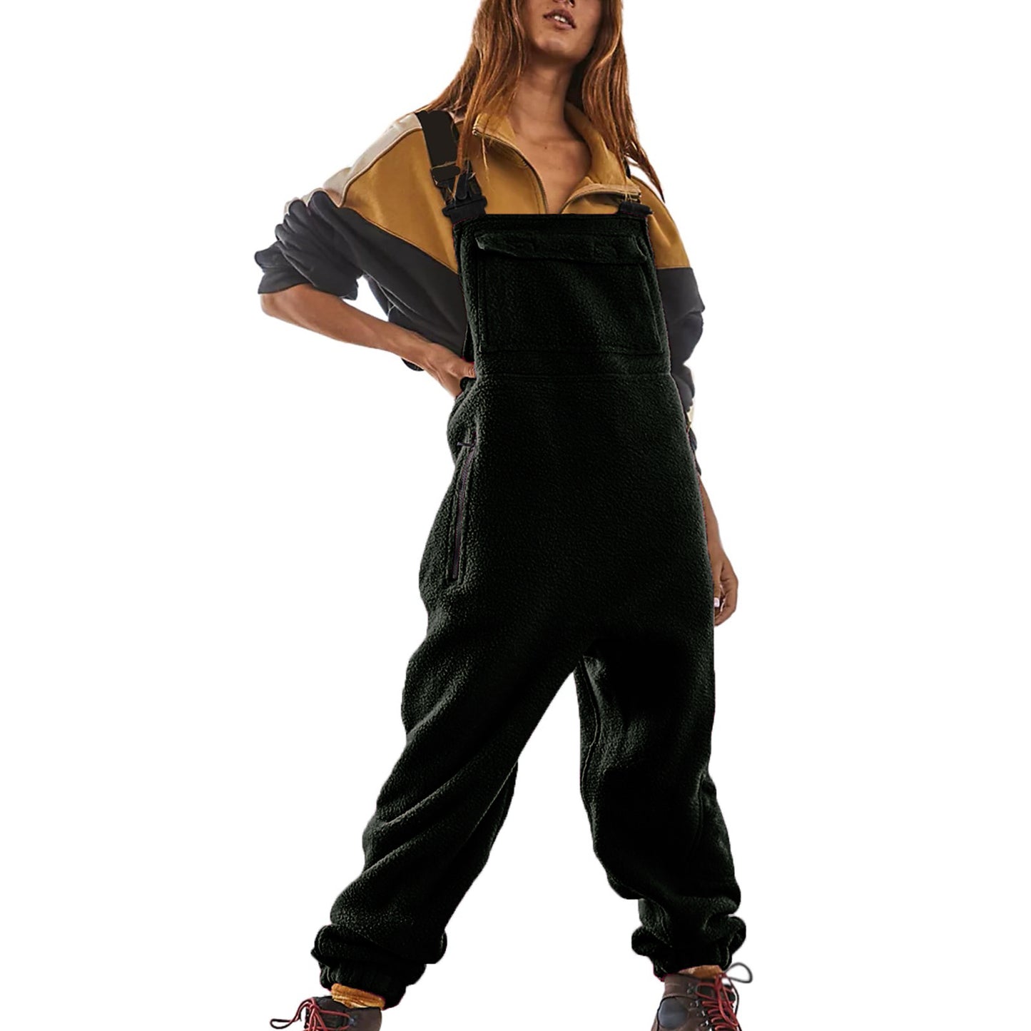 Women's Polar Fleece Overalls/10 Colors