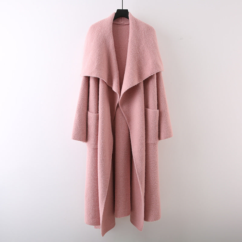 Woman's Knitted Cardigan Coat