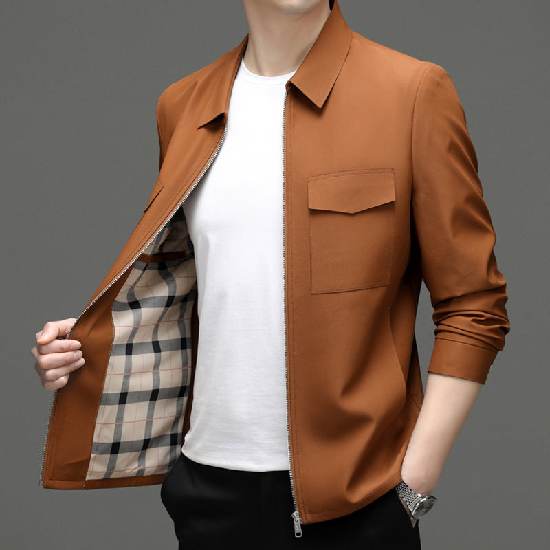 Men's Light Casual Lapel Jacket/3 Colors