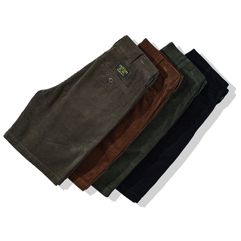 Men's Thick Corduroy Shorts/3 Colors