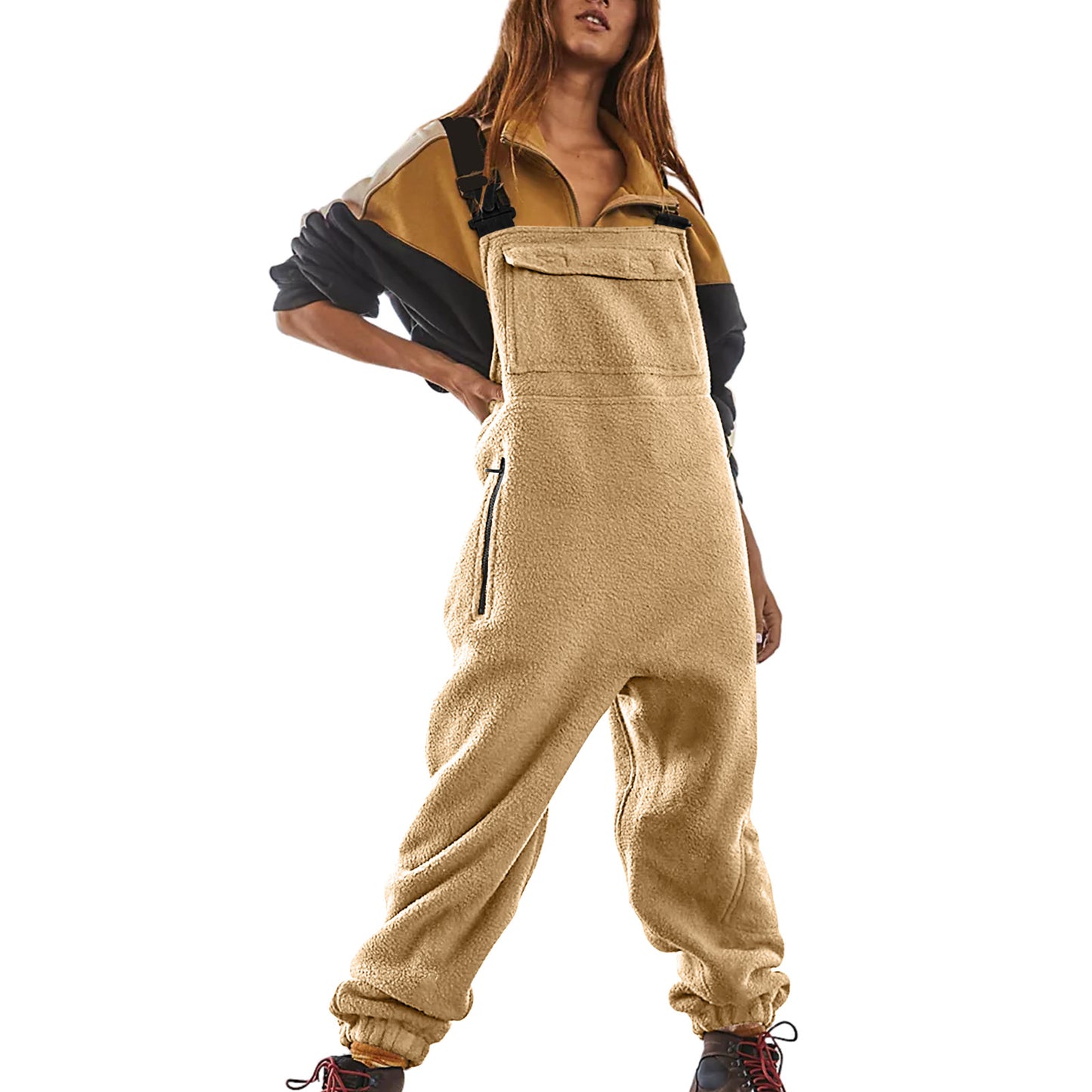 Women's Polar Fleece Overalls/10 Colors