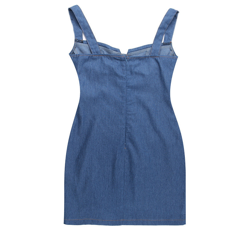 Women's Denim Sling Dress