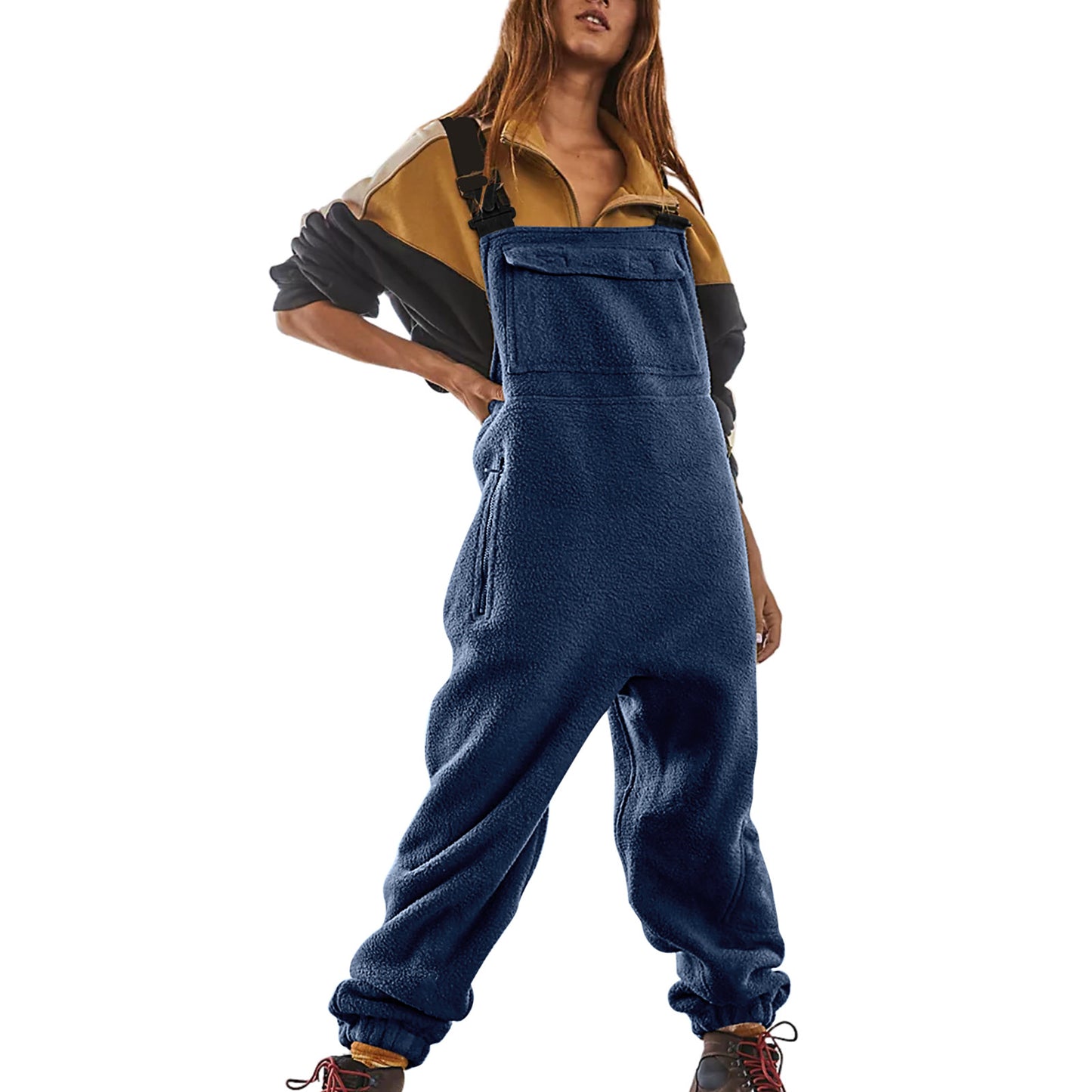 Women's Polar Fleece Overalls/10 Colors