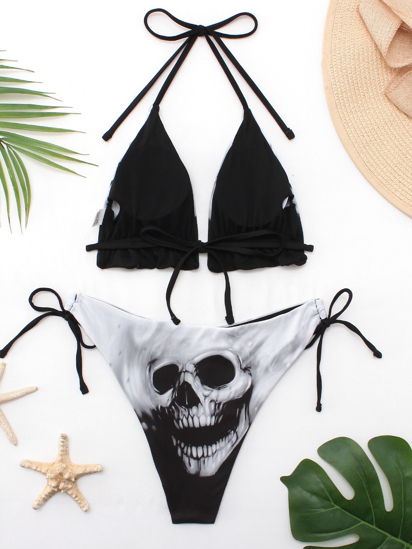 Women's Skull Print Bikini/2 Colors