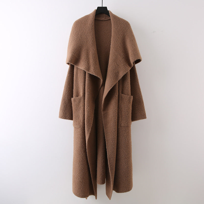 Woman's Knitted Cardigan Coat