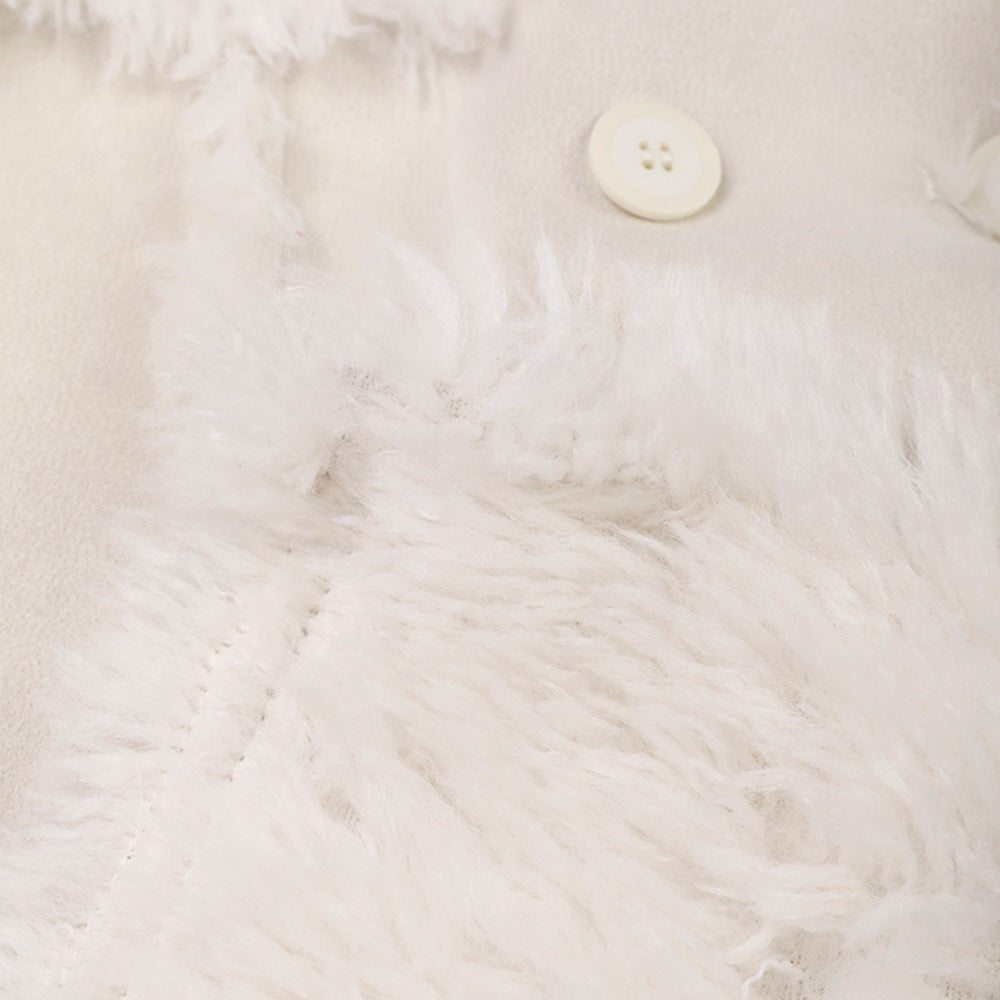 Women's Fur Long Thick Coat