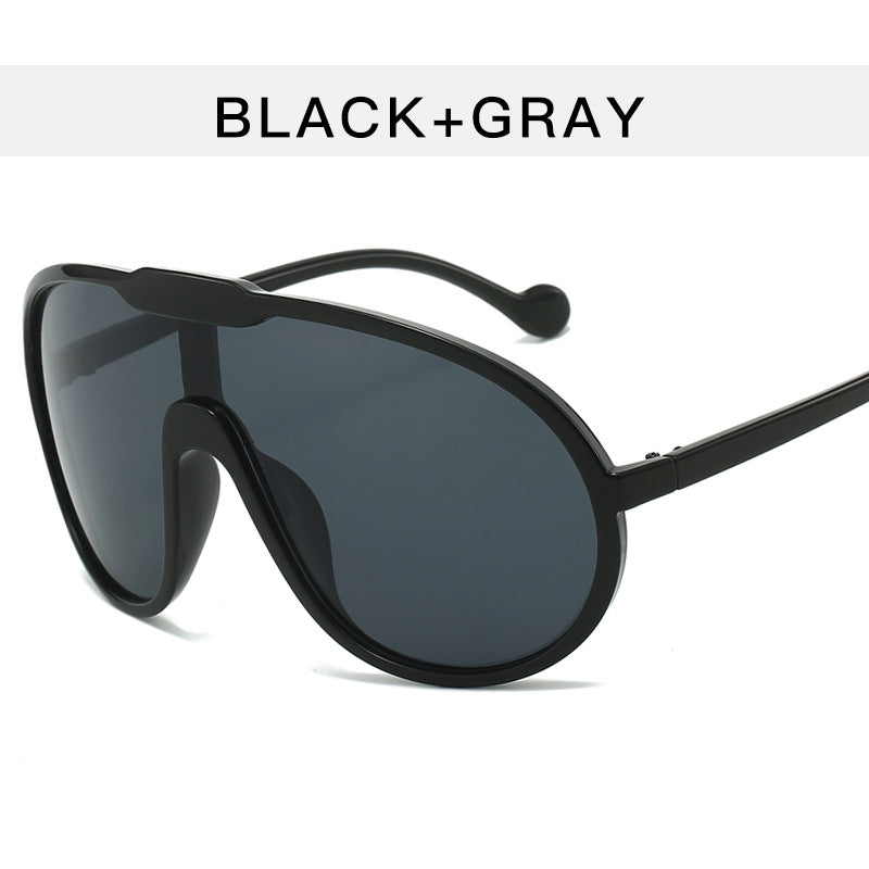 Woman's Toad Large Rim Drooping Sunglasses/6 Colors