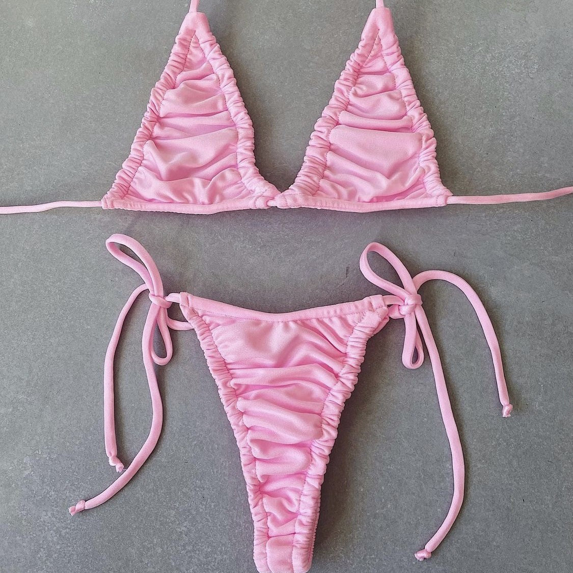 Woman's Split Straps Bikini