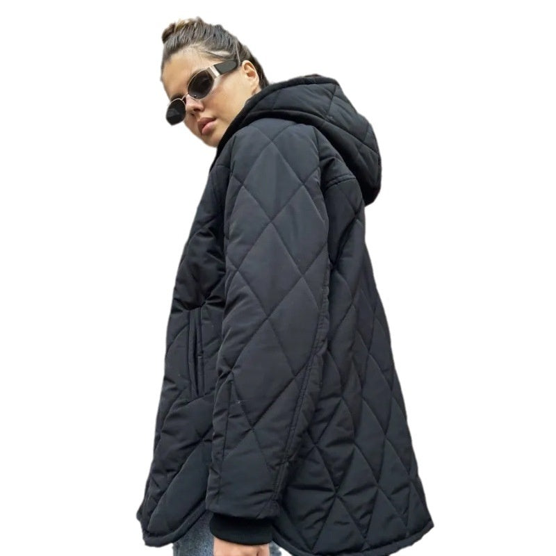 Women's Cotton-paddedn Dress Coat