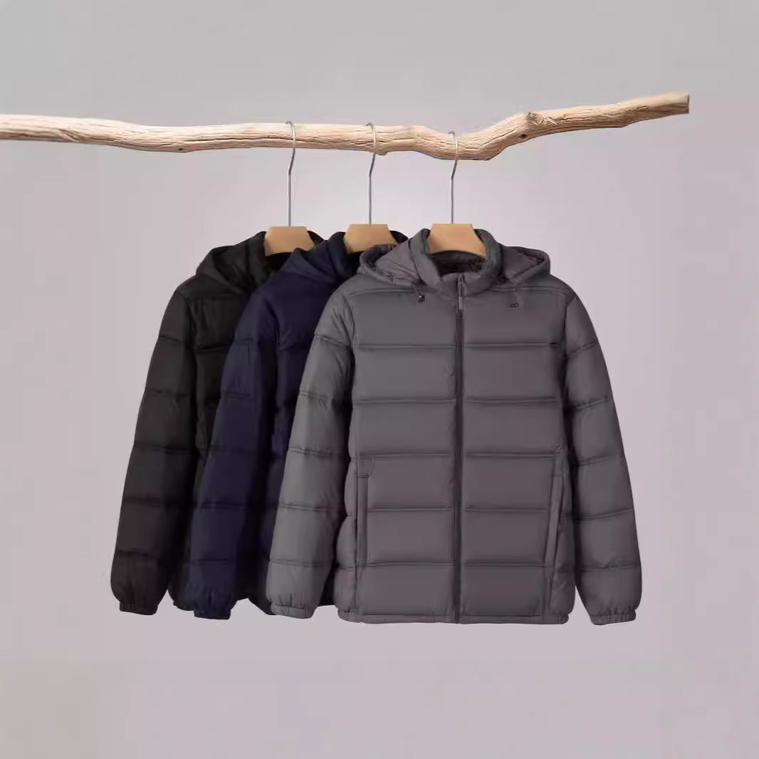 Men's Thickened Hooded Cotton-padded Jacket/3 Colors