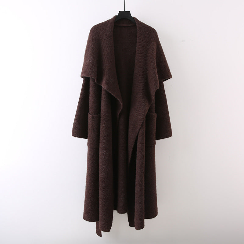 Woman's Knitted Cardigan Coat
