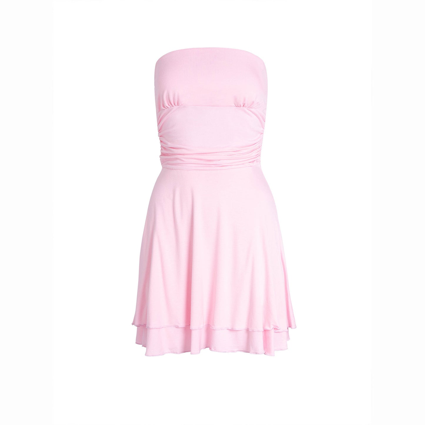 Woman's Y2K Short Tube-top Dress/5 Colors