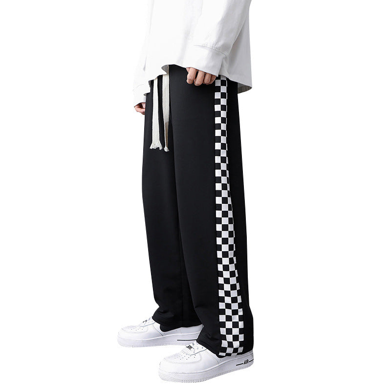 Men's Checker Stripped Pants