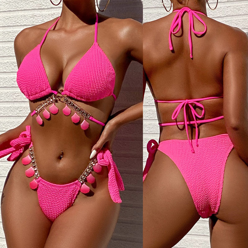 Women's Tassel Strap Bikini
