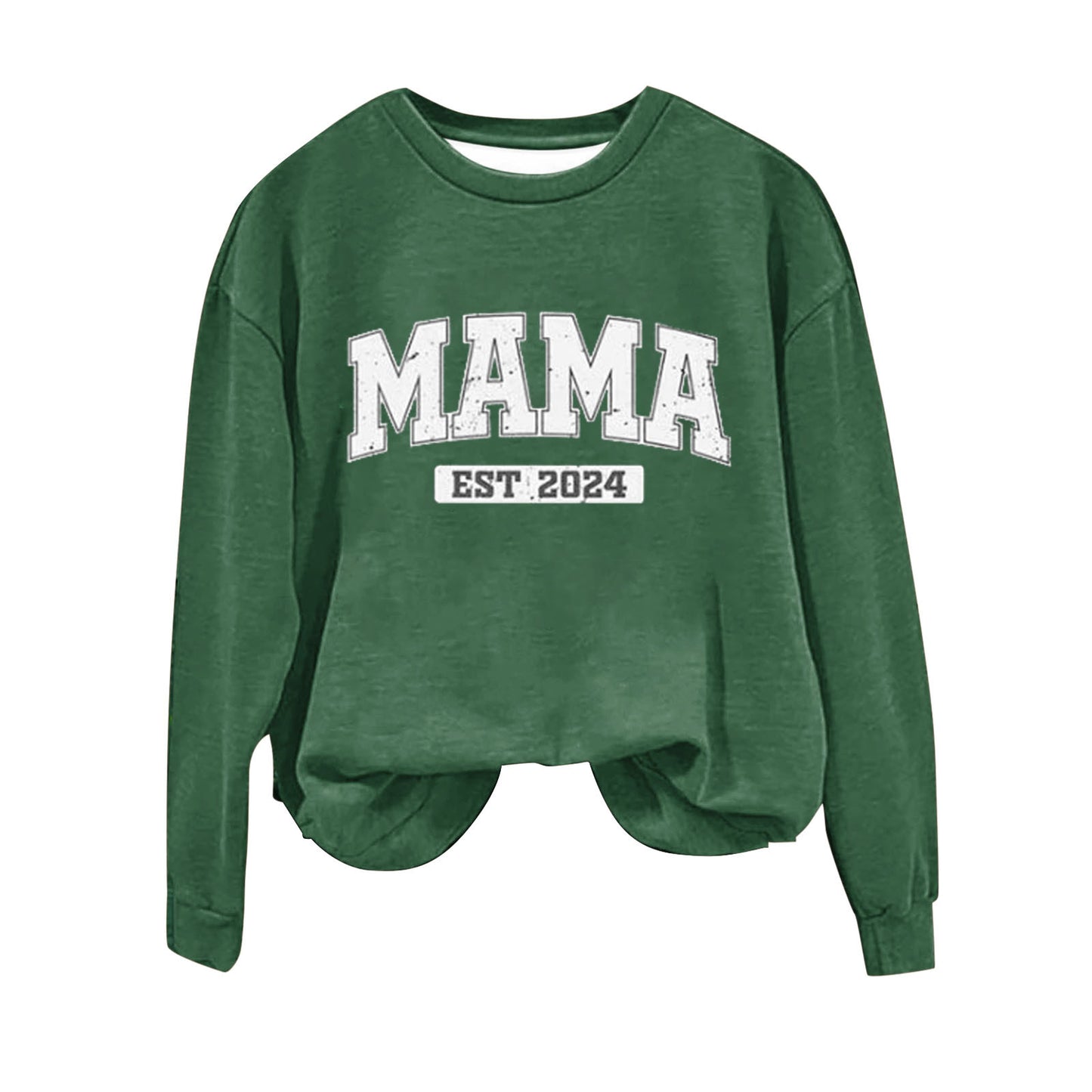 Women's 3D Printed Letter Pullover Sweater/4 Colors