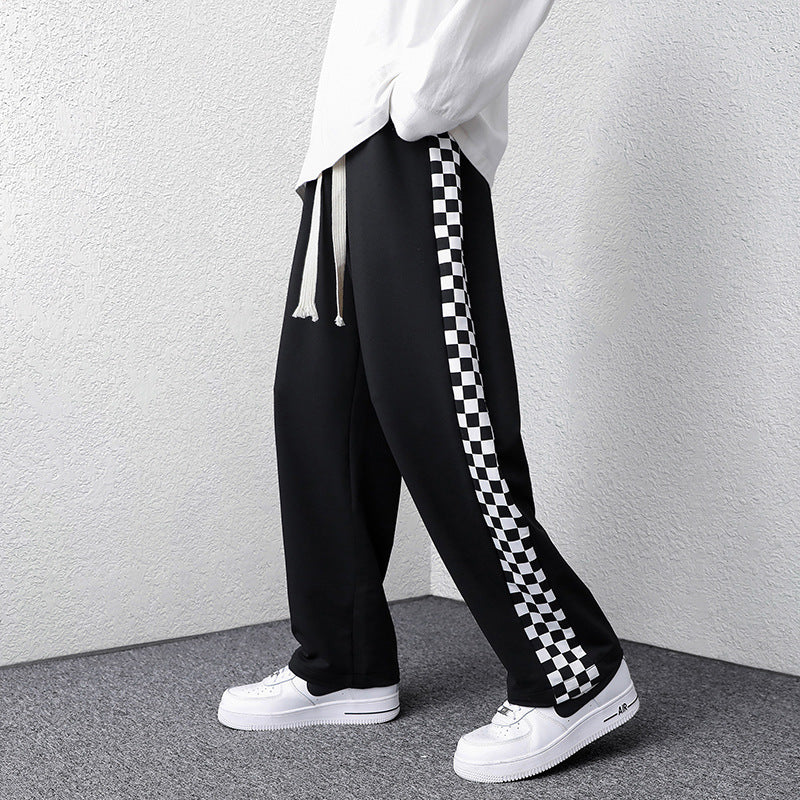 Men's Checker Stripped Pants