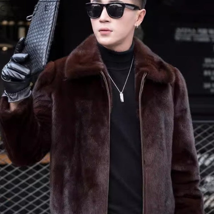 Men's Mink Fur Coat/2 Colors
