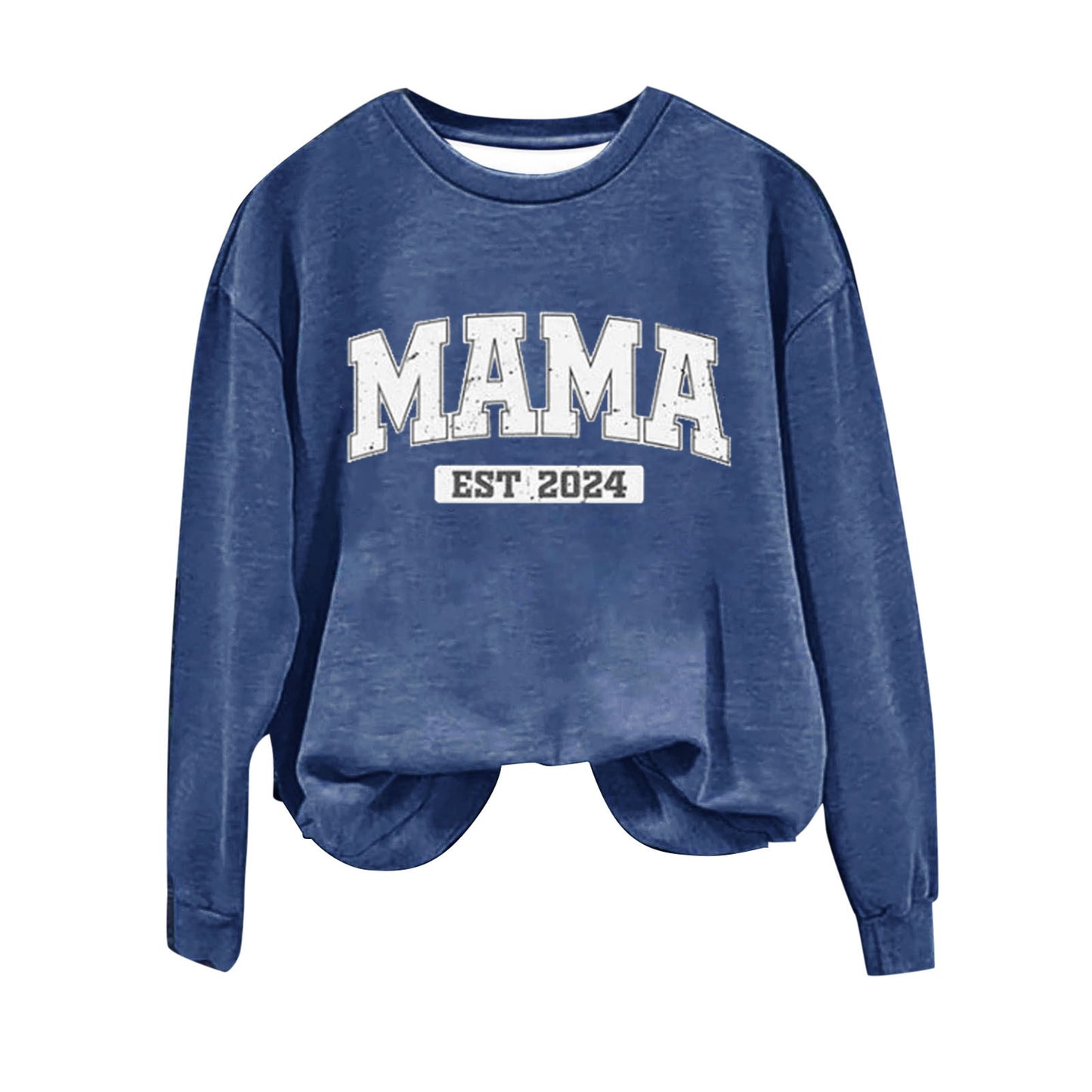 Women's 3D Printed Letter Pullover Sweater/4 Colors