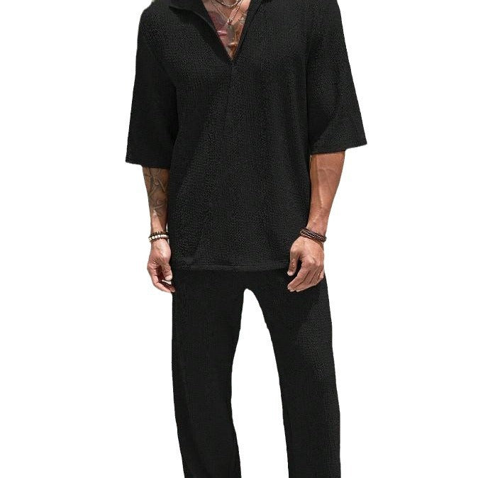 Men's Casual Leisure Suit/4 Colors