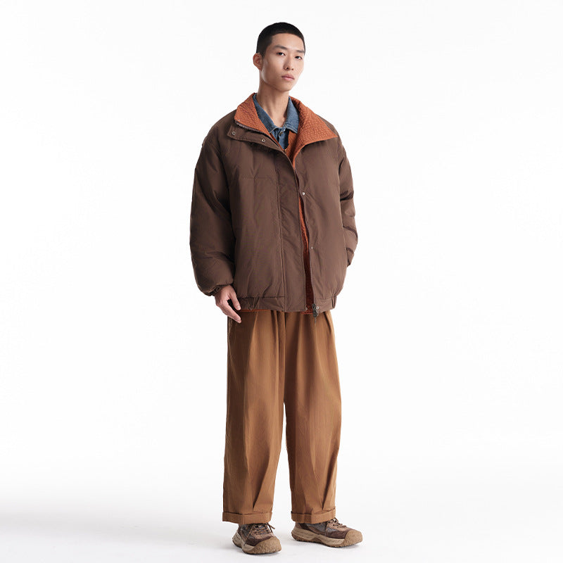 Men's Thermal Two-sided Wear Down Jacket