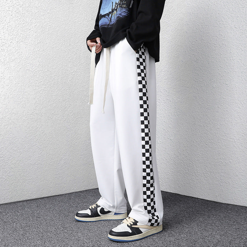 Men's Checker Stripped Pants