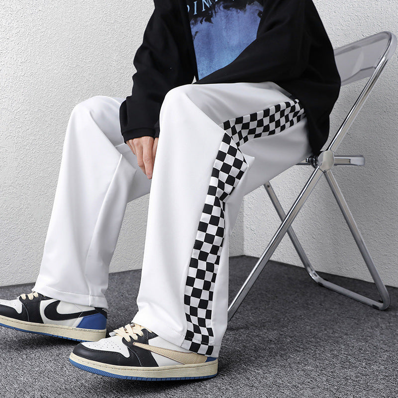Men's Checker Stripped Pants