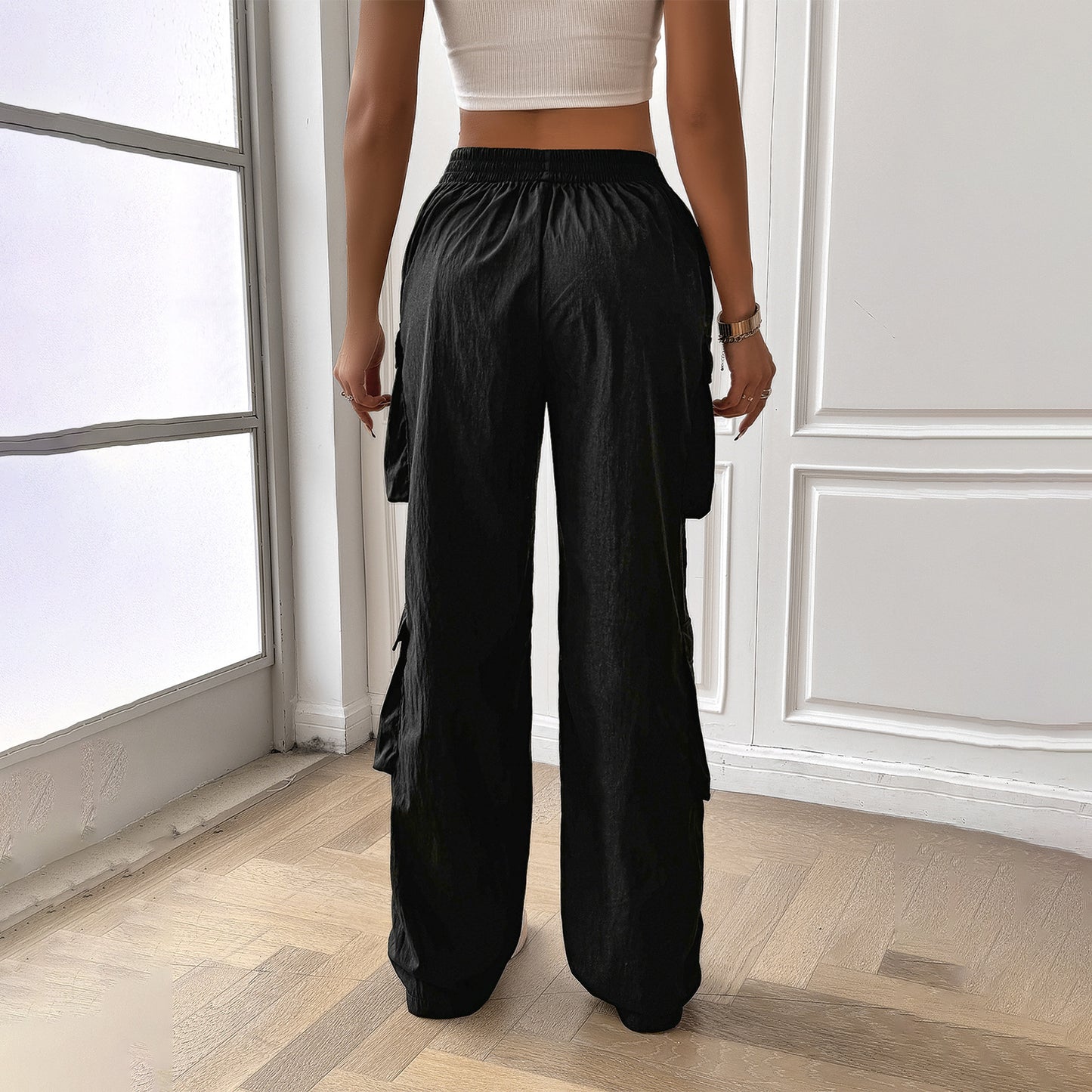 Women's Wide Leg Cargo Pants