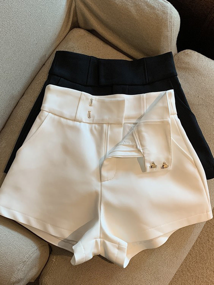Women's High Waist A- Line Shorts/2 Colors