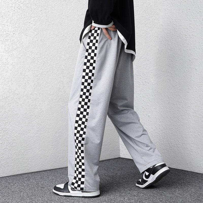 Men's Checker Stripped Pants