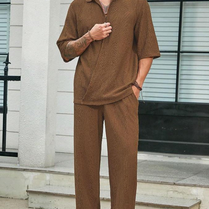 Men's Casual Leisure Suit/4 Colors