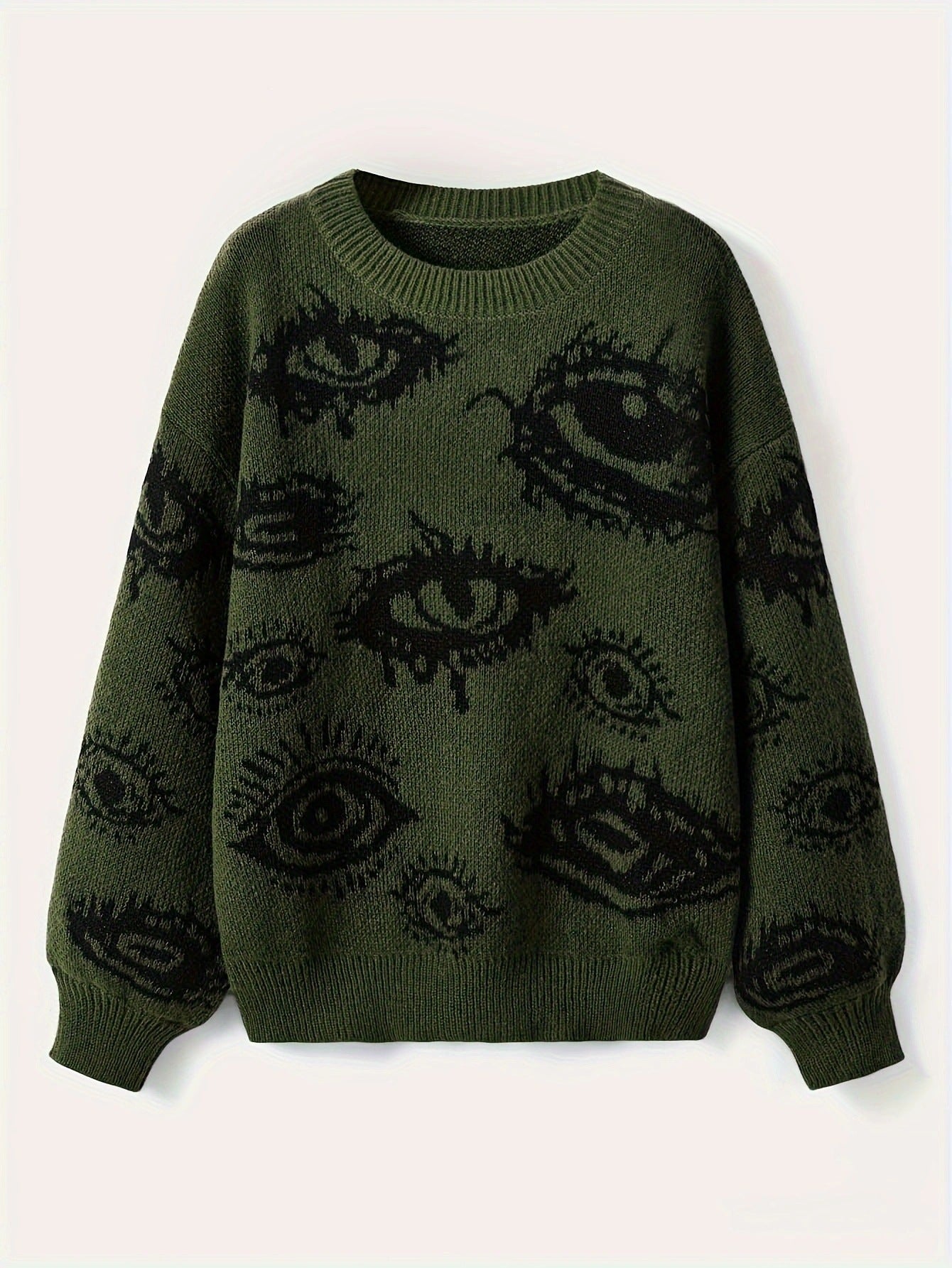Men's Eyes Knitted Sweater/2 Colors