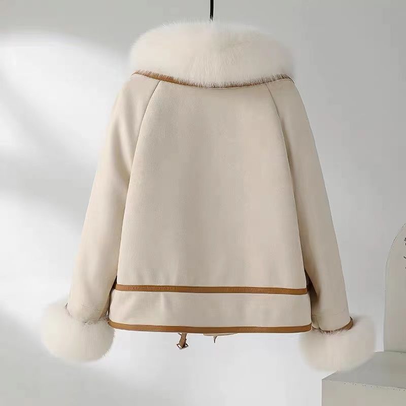 Women's Imitation Fox Fur Jacket/2 Colors