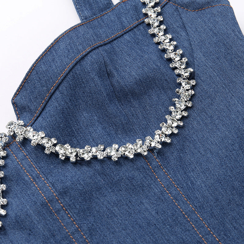 Women's Denim Sling Dress