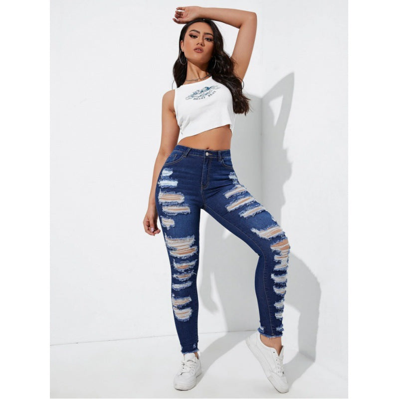 Women's Slim Fit High Waisted Jeans