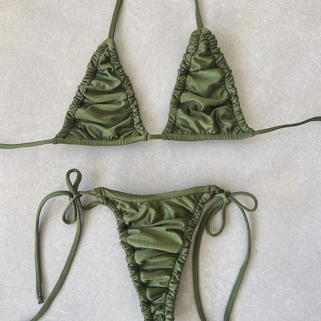 Woman's Split Straps Bikini