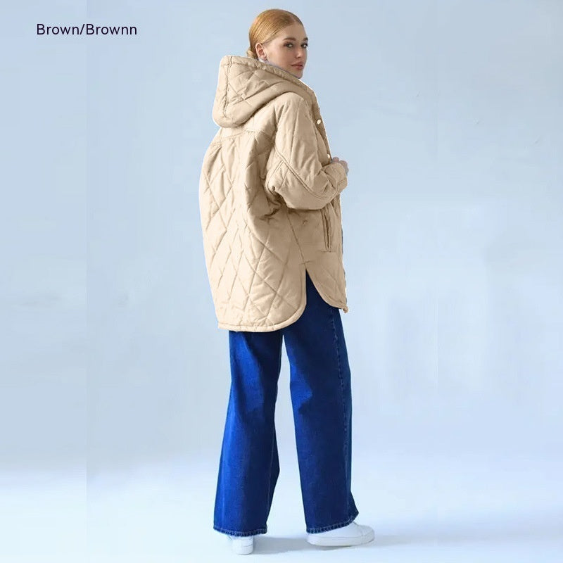 Women's Cotton-paddedn Dress Coat