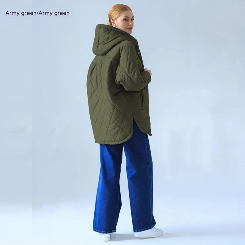 Women's Cotton-paddedn Dress Coat
