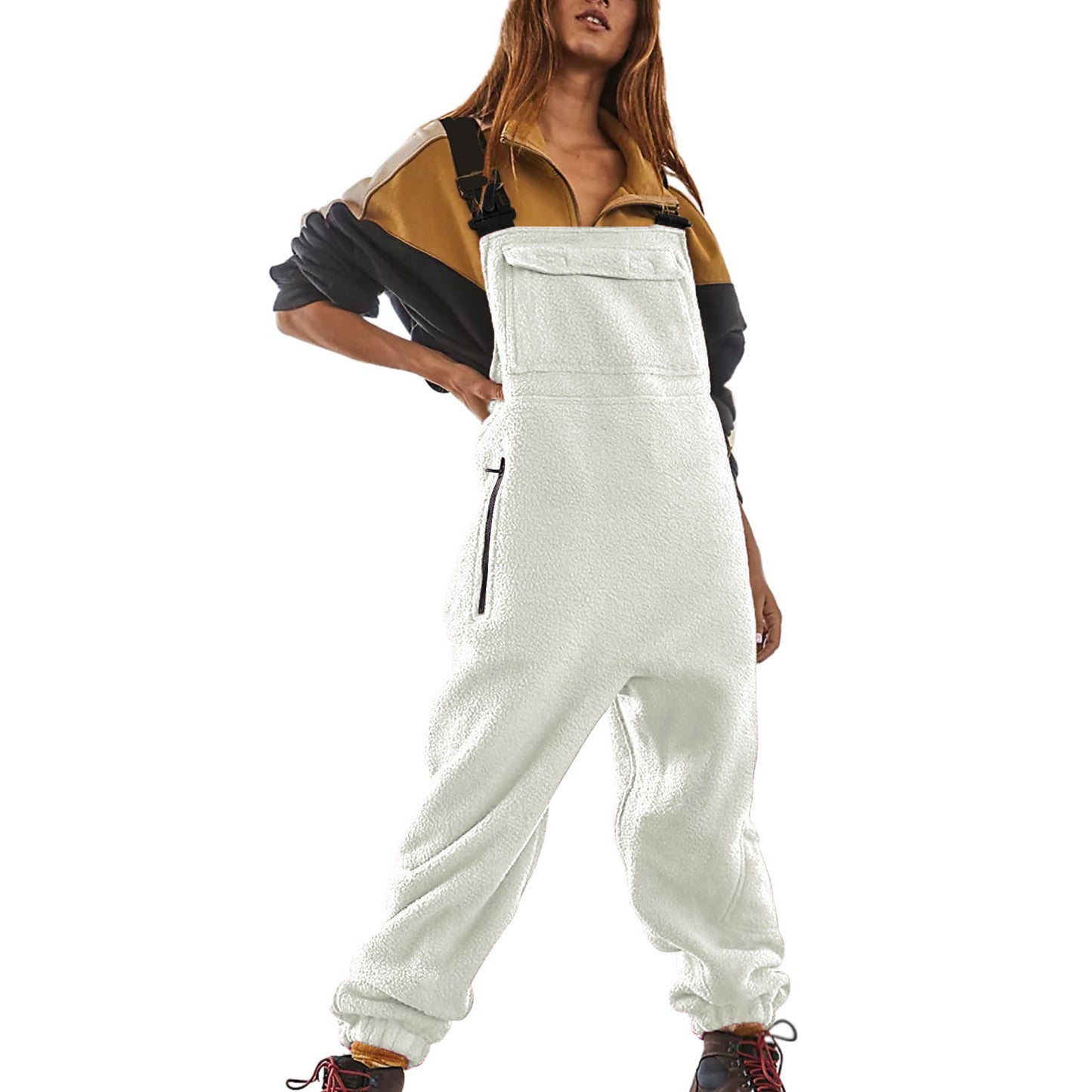 Women's Polar Fleece Overalls/10 Colors