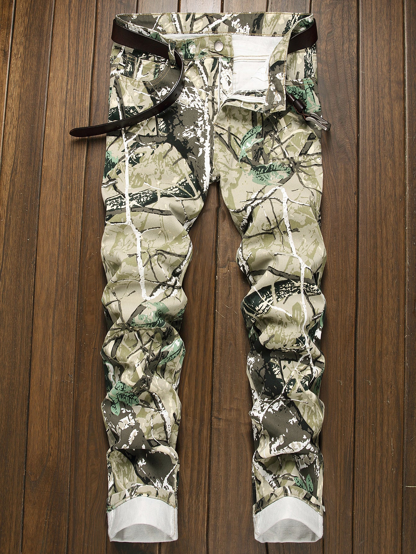 Men's Camouflage Denim Pants/2 Colors