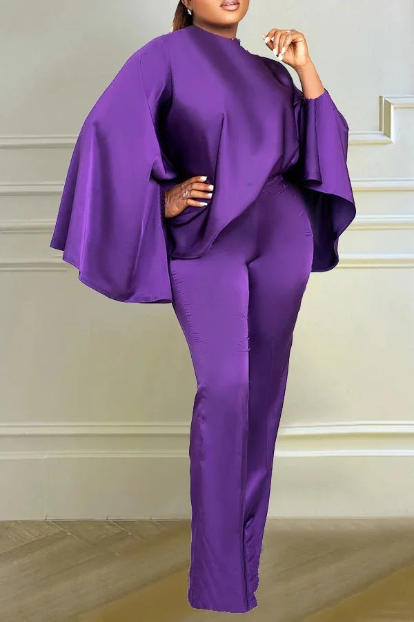 Women's Cape Suit/4 Colors