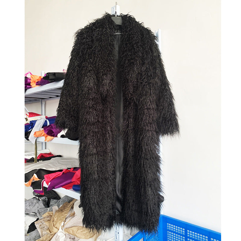 Women's Winter Leather/Fur Coat